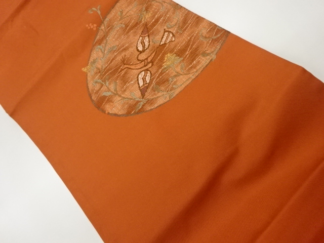 JAPANESE NAGOYA OBI / WOVEN ABSTRACT BIRD